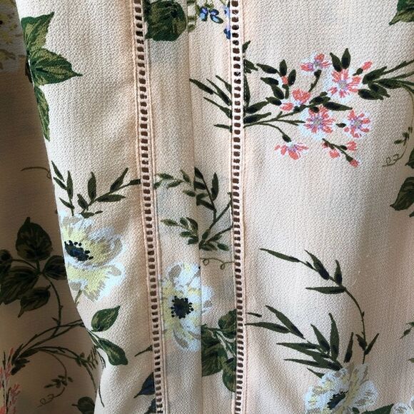 FEVER Floral-Print Illusion-Sleeve Blouse - Picture 7 of 10